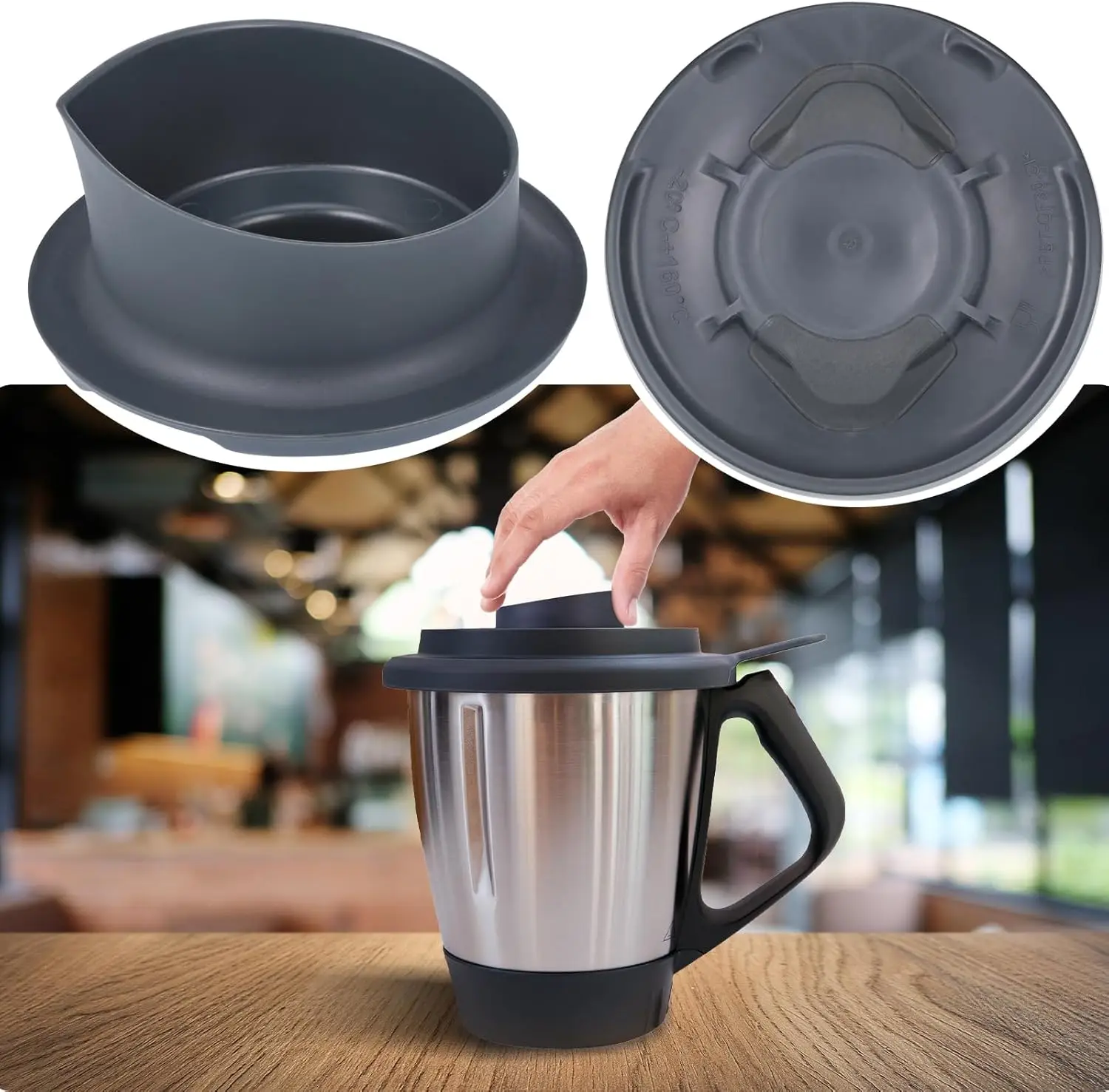 Measuring Cup 50 ml 100 ml Scale for Vorwerk Thermomix TM5 TM6 Lid Cap