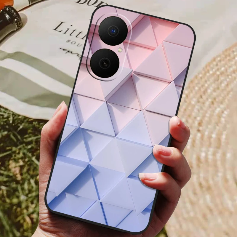 Shockproof Flower Astronaut Soft Silicone Phone Case Bumper Cover