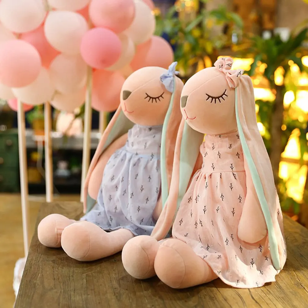 35CM/14inch Cute Bunny by Soothing Rabbit Doll Sleeping Doll, Stuffed Animals Kids Plushie Doll Toy BEST SELLERS