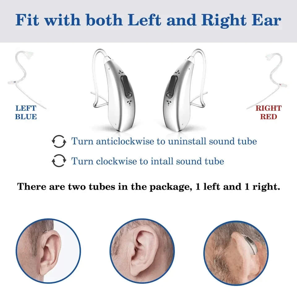High end chip Bluetooth hearing aid, APP controlled audio amplifier, elderly hearing loss and deafness hearing aid, can be teste 3