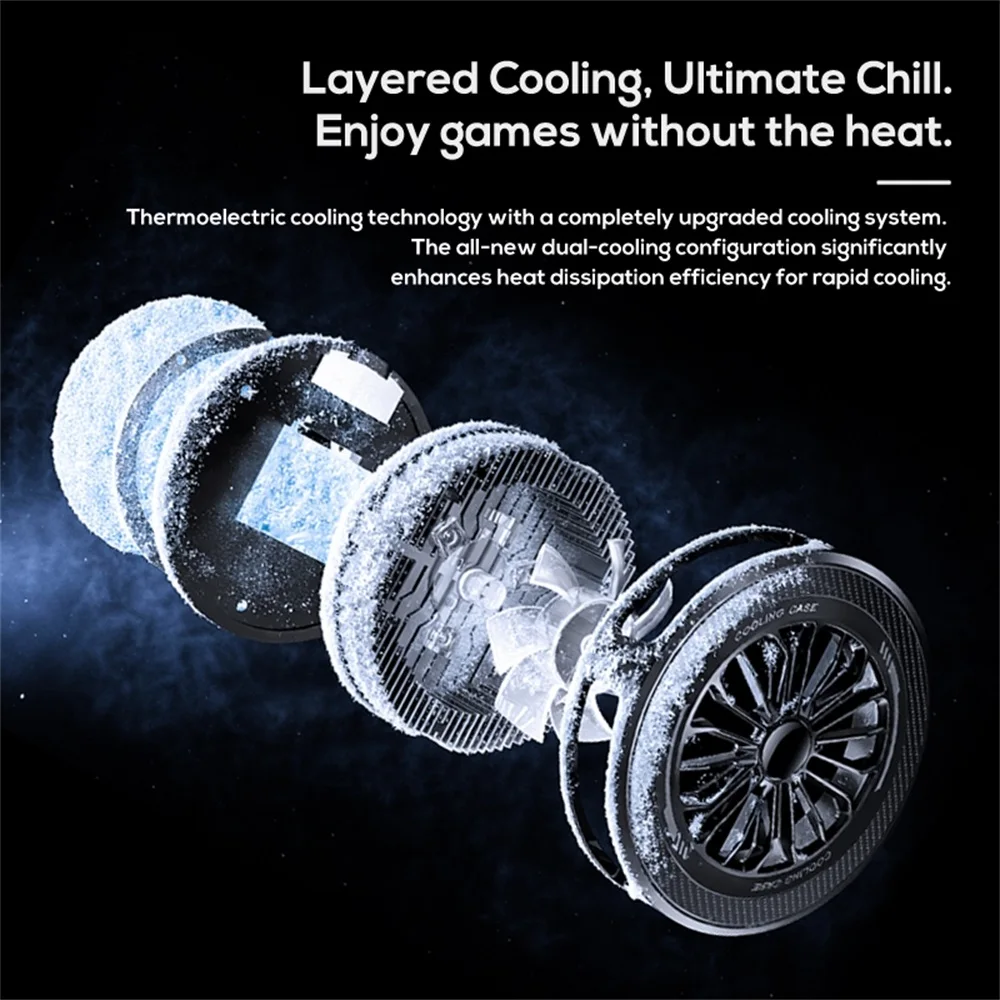 K5 Semiconductor Refrigeration Mobile Phone Cooler Cooling Silent Noise Reduction Magsafe Strong Magnetic Suction Function