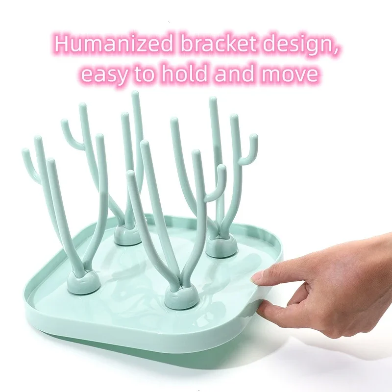 Bottle Drying Rack Tree Branch Design Allows Multiple Items to Be Hung and Air-dried Simultaneously