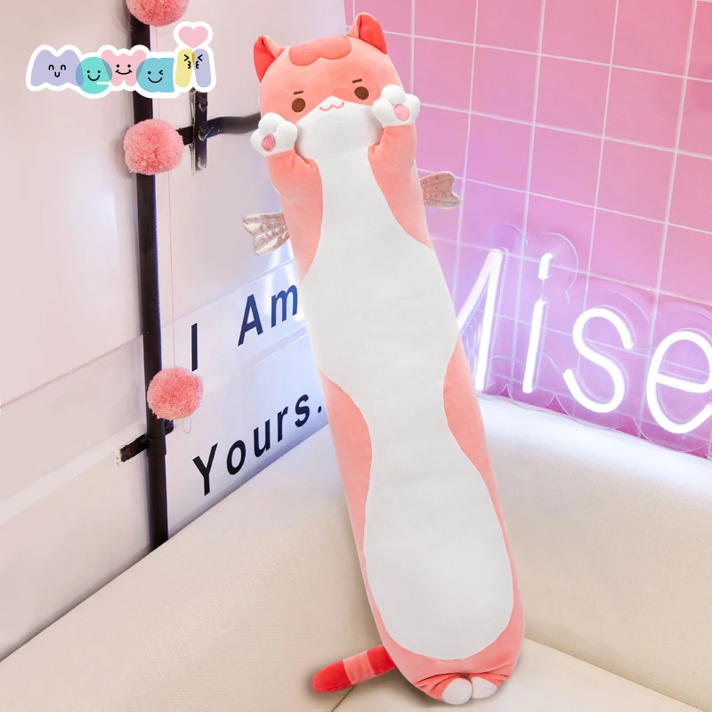 Mewaii 28” Soft Long Cat Pillow Cute Stuffed Animals Plush Toys Kawaii  Plushies Body Pillow Sleep Pillow Cushion Gift Kids Girls - AliExpress