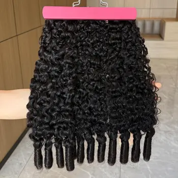 15A Burmese Curly Human Hair Bundles 3C4A Spiral Curly Bundles 1/3/4 Pc Virgin Hair Burmese Vietnamese Raw Human Hair Extensions 1
