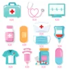 Nurse's Day Theme Mini Sticky Memo Notes Pads Self Stick Funny Nurse Memo Pads for Nurse Day Party Supplies 1