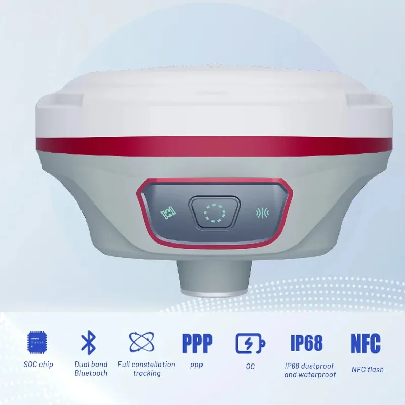 T10 PLUS Fully Functional Handheld RTK, 1590 Channels, Built-in Super Radio, Can