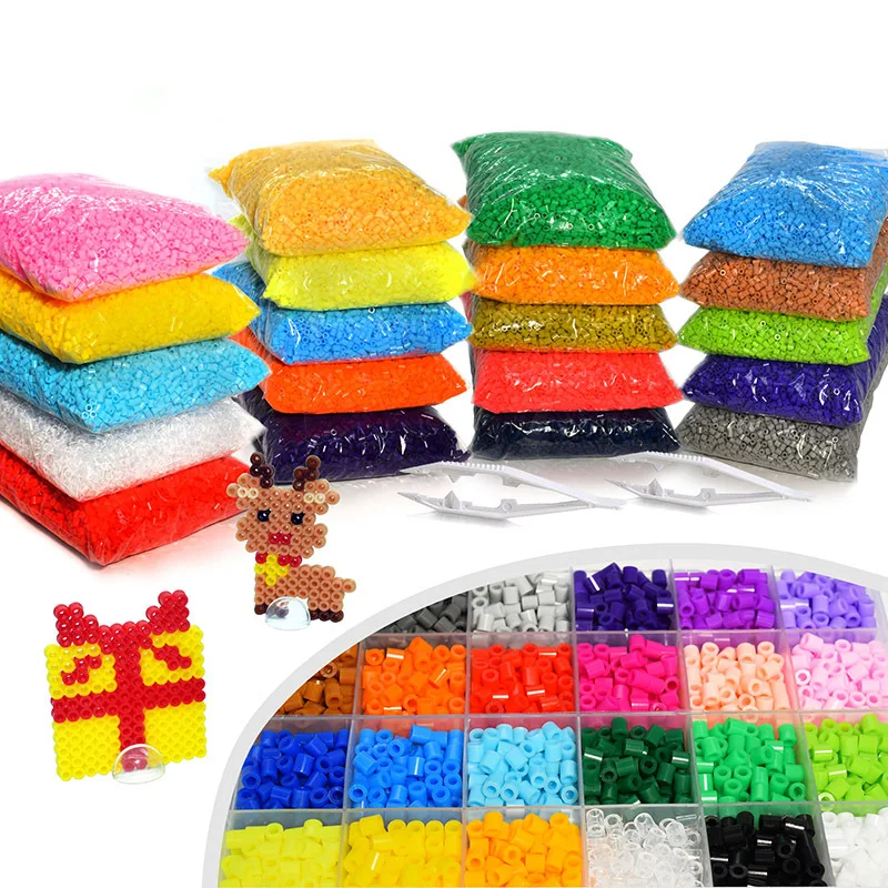 Fuse Beads 5mm Animal Kid Toys Creative Packing Perler Hama Beads Pixel Puzzle DIY Kids Educational Iron Pegboard Mosaic Pattern