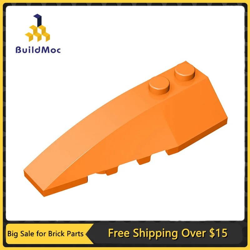 

Конструктор MOC, 10 шт., детали для сборки, 41748 клиновидные изогнутые, 6x2 левый