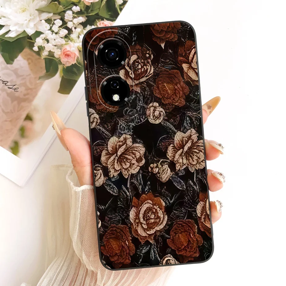 Luxury Love Heart Painted Soft Silicone Case - Stylish Protective Cover