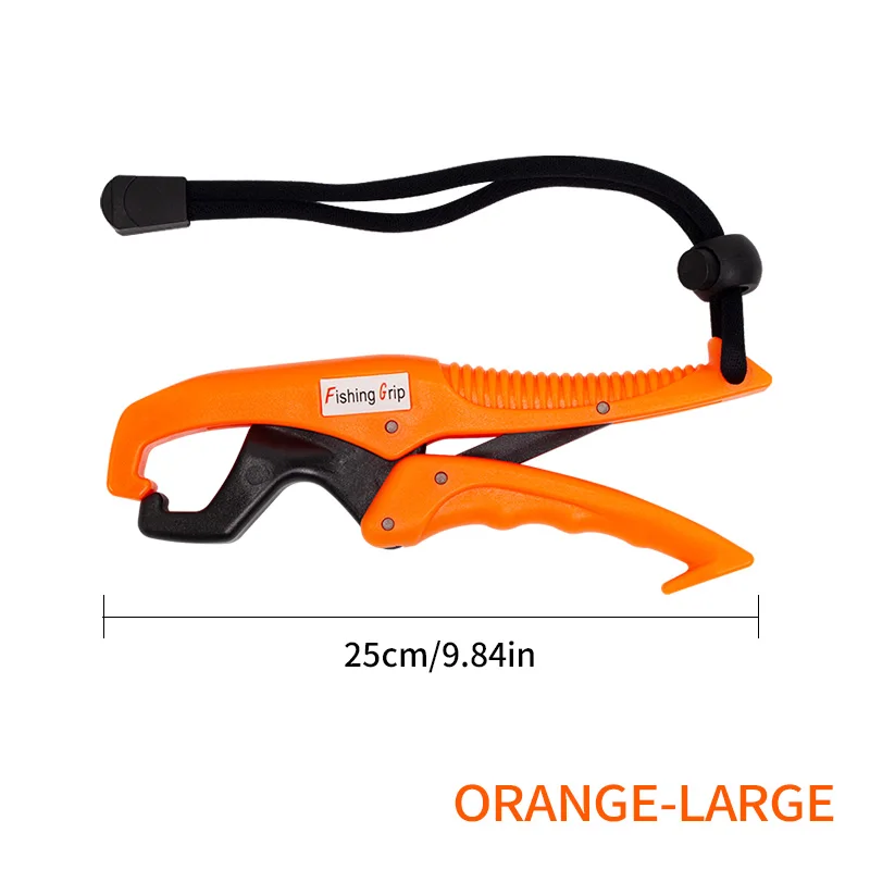 ShareShark Fish Lip Gripper – Durable White Plastic with Adjustable Rope