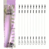 Carbon Fiber Fluorocarbon Fishing Leader Set High-Strength Lines With Swivels Snaps Abrasion-Resistant Fishing Leader Line Parts 1