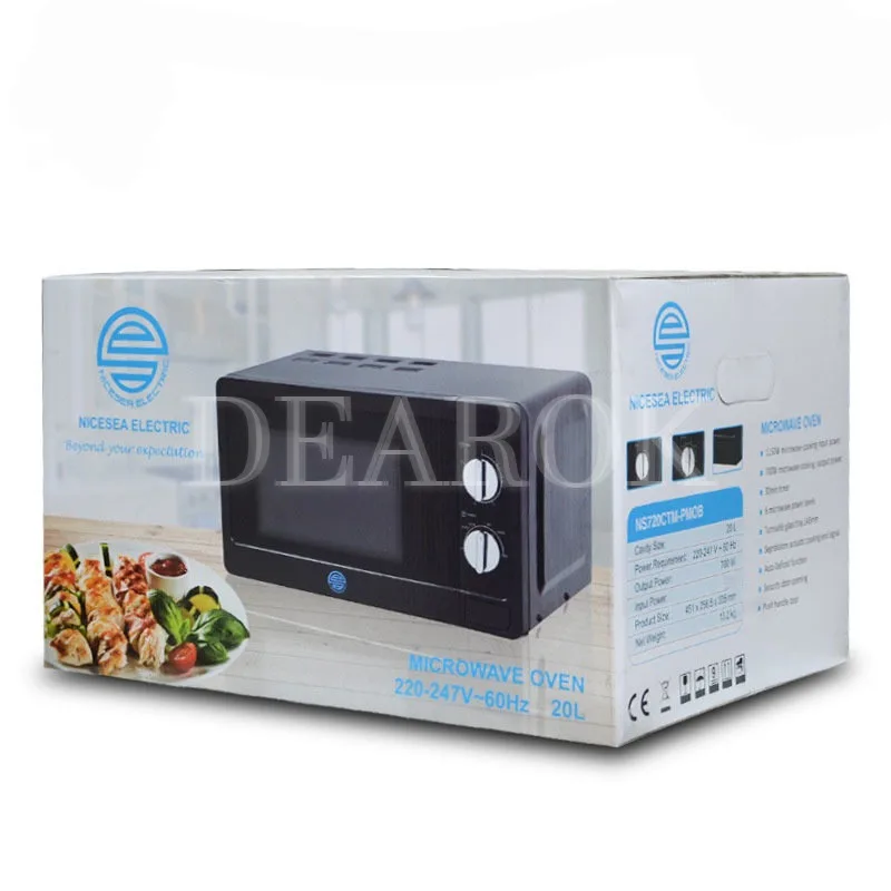 110V /220V Microwave Oven 20L Marine Turntable Household Microwave 1150W Intelligent Adjustable Automatic