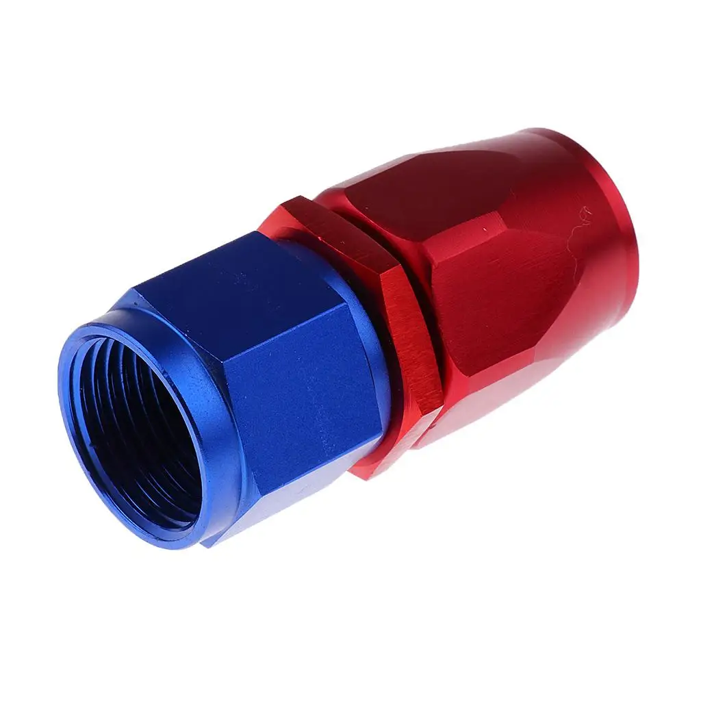 Universal Car Oil Fuel Line Straight Aluminum Hose End Fitting Adapter