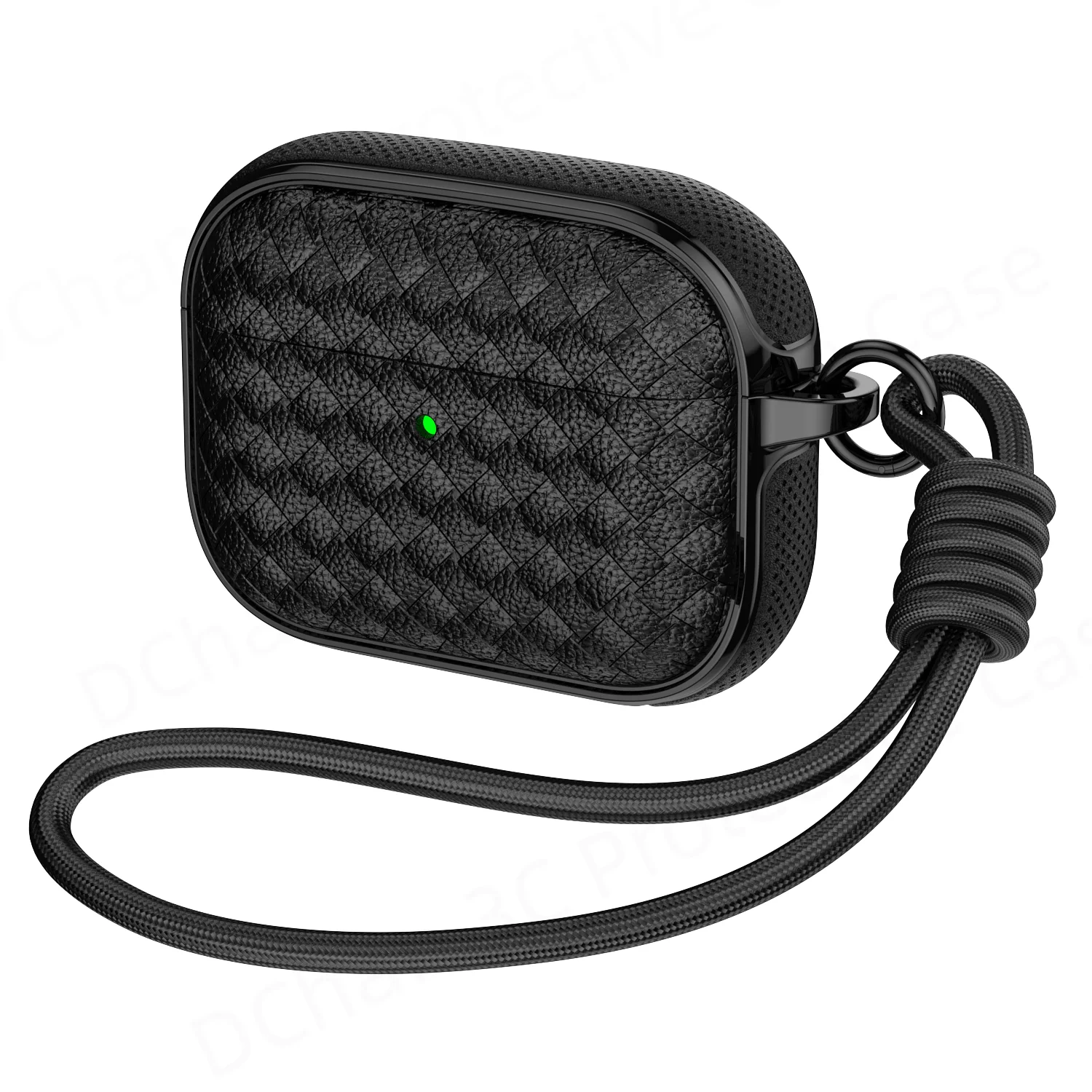 Premium Leather Texture Anti-Loss Case with Lanyard