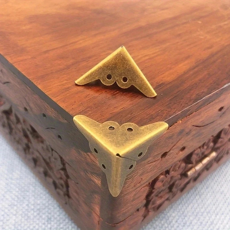 24 Angoli Protettivi In Metallo Vintage - Per Scatole Decorative - Foto 7