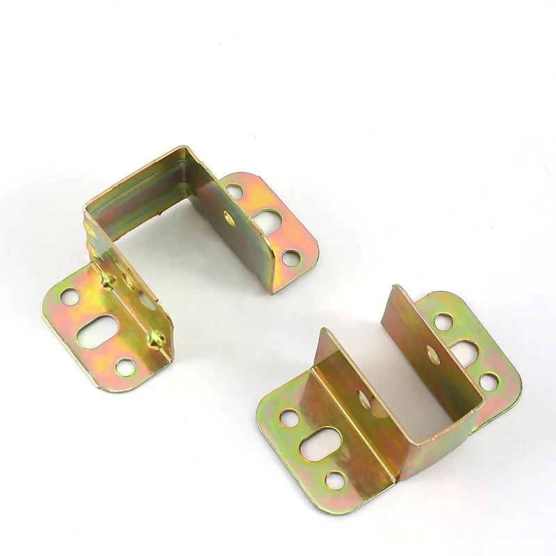 Stainless Steel Angle Bracket Furniture Hardware Angle Bracket Angled Furniture Hardware Angle Connector 5Pcs Metal Thickened Bed Corner Bed Beam Support Hinges Hook Corner Code Furniture Hardware Accessories