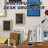 Acrylic File Sorter, Clear File Holder Acrylic Desk Organizer, Sturdy Desktop File Organizer File Folder Holder Rack 6