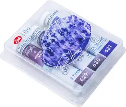 Premium Russian White Nights Granulating Watercolor Set - 3 x 10ml Tubes (Multicolor)