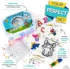 2000pcs 5mm Fused Beads Kit Hama Bead Box Iron-on Paper Beads, Peg Board, Rich Accessories, Fusion Beads for Girls Gifts 2