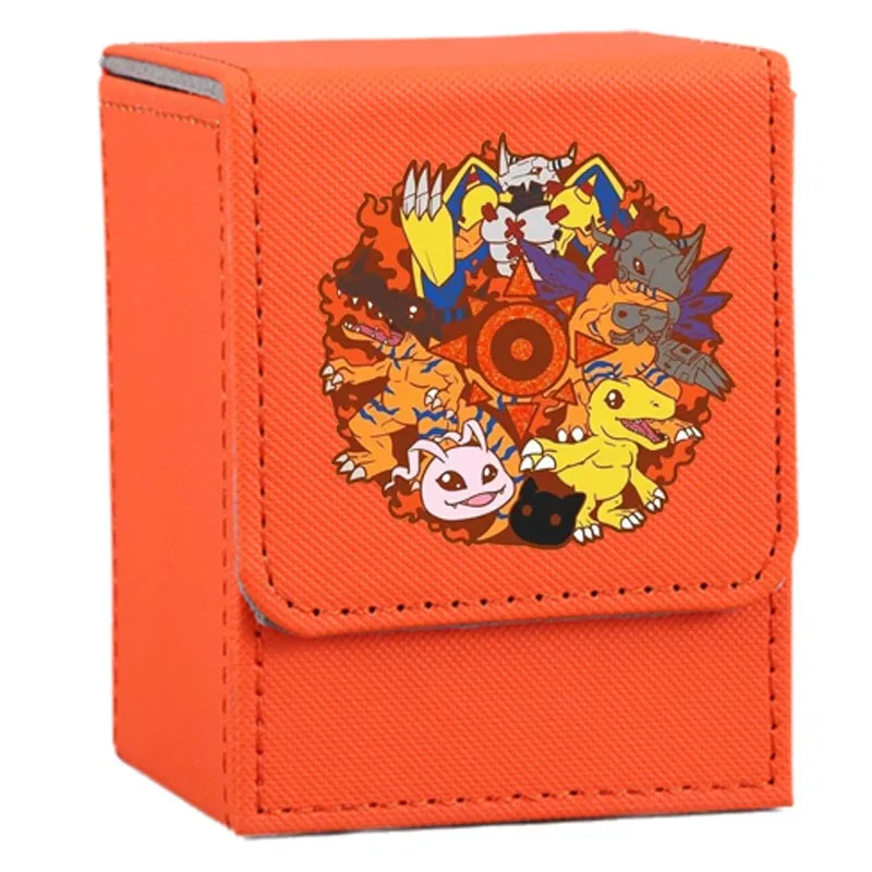 Digimon Adventure Leather Card Case - Anime Toy Figures Collection Storage Box