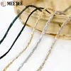 Meetee 100g/roll Gold Silver Yarn Bright Wire Crochet Metallized Thread DIY Hand-woven Knitting Cord Decor Crafts Accessories 4
