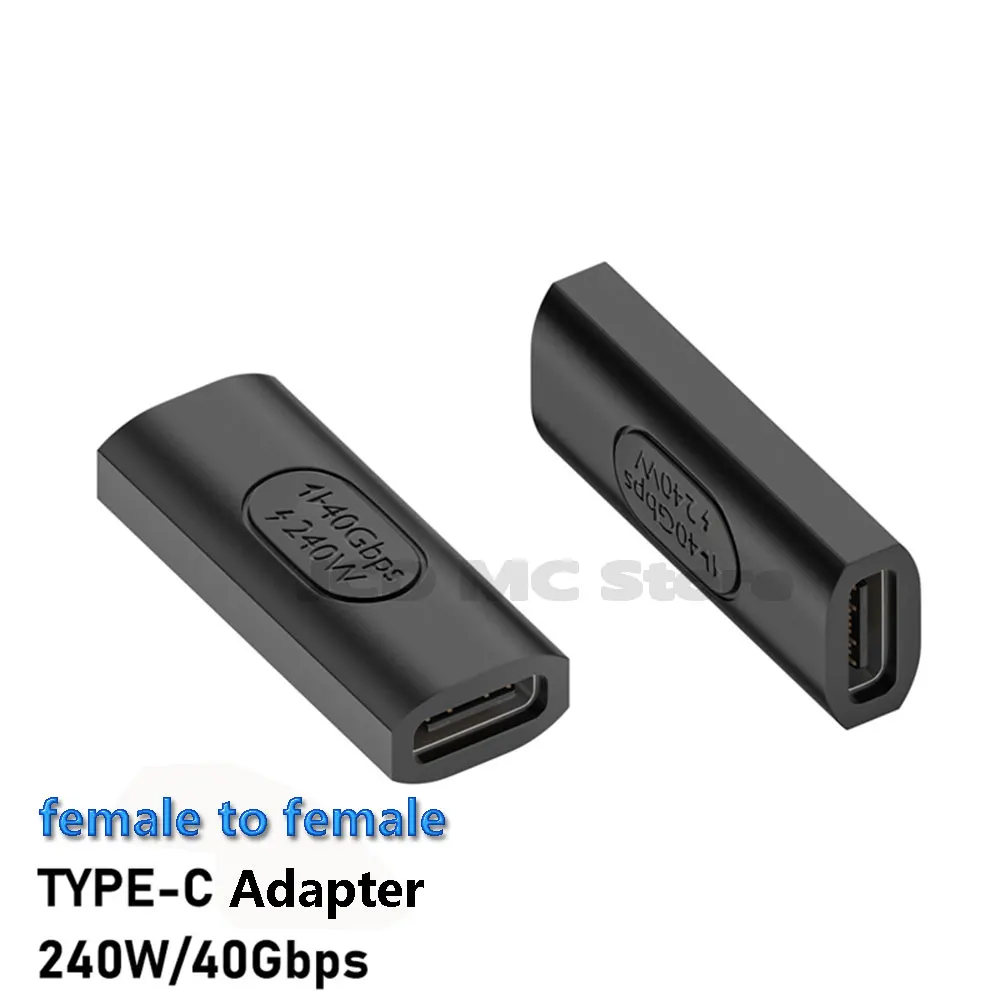 Enhanced USB C Adapter - 90 Degree Right Angle Extender with 240W Fast Charging and 40Gbps Data Transfer