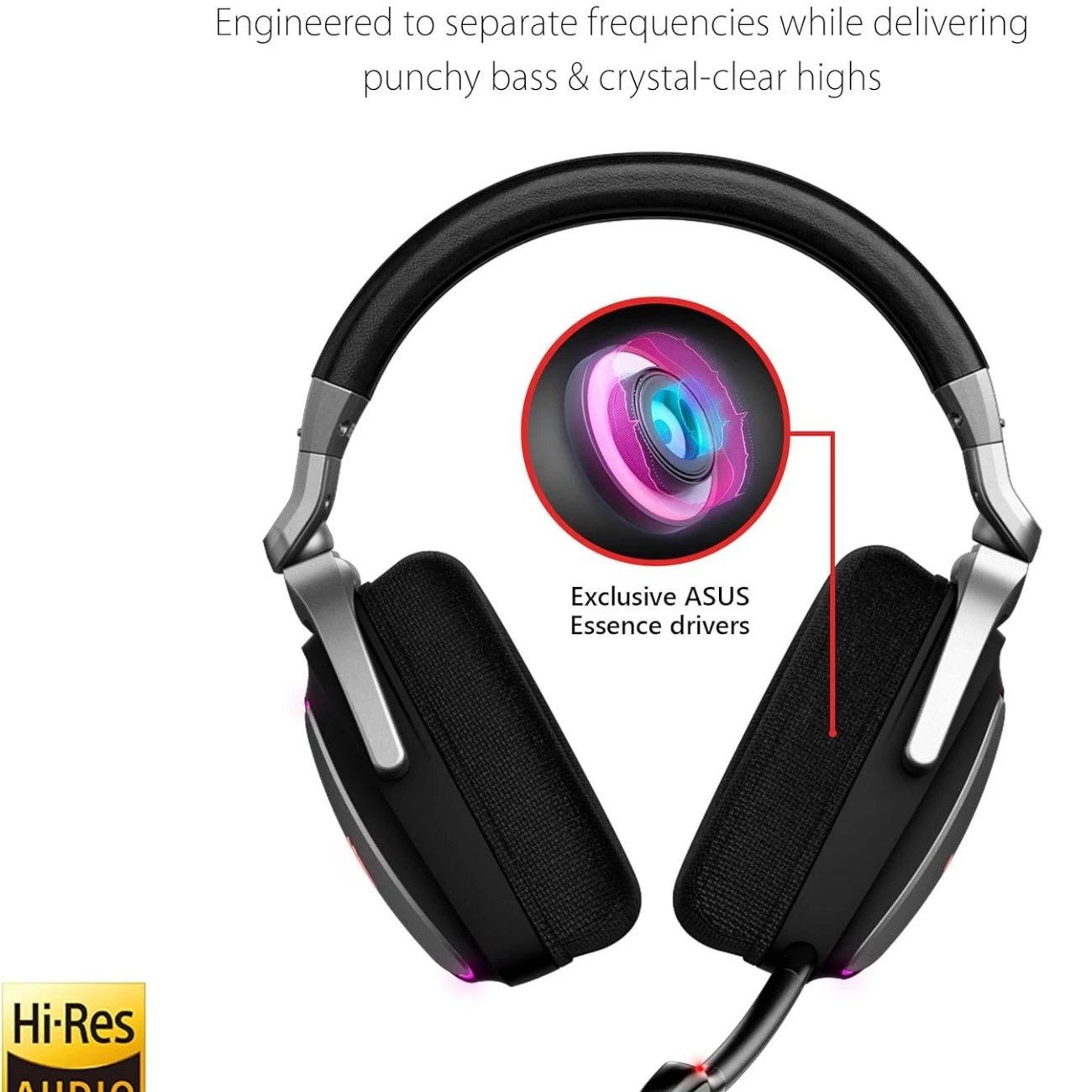 ASUS Gaming Headset ROG DELTA Headset with Mic Hi-Res ESS Quad