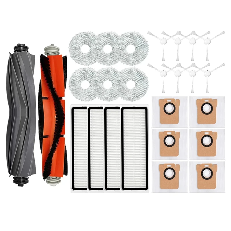 

Для робота-пылесоса Xiaomi X10 + X10 Plus B101GL, основная боковая щетка, Hepa фильтр, пылесборник, тряпичная швабра, аксессуары