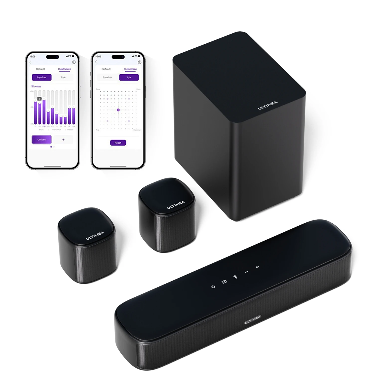 スマートテレビ用の仮想サラウンドサウンドバー,ホームシアター用の