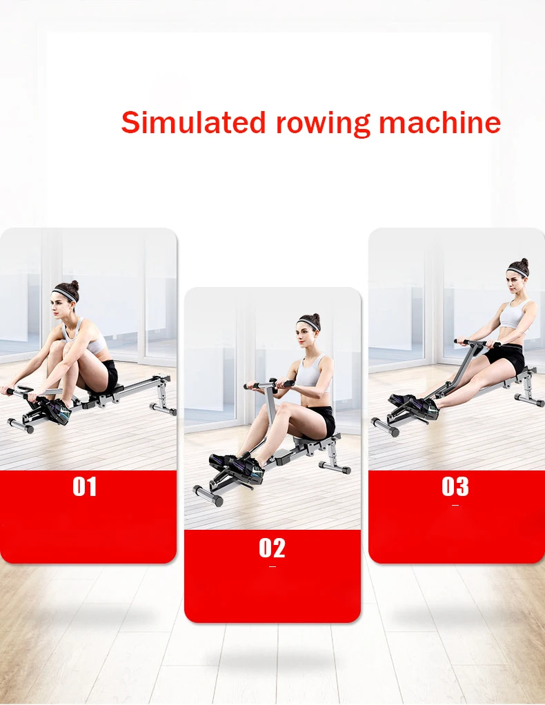 Commercial Fitness New Product Gym Equipment Ergometer Rowing Machine