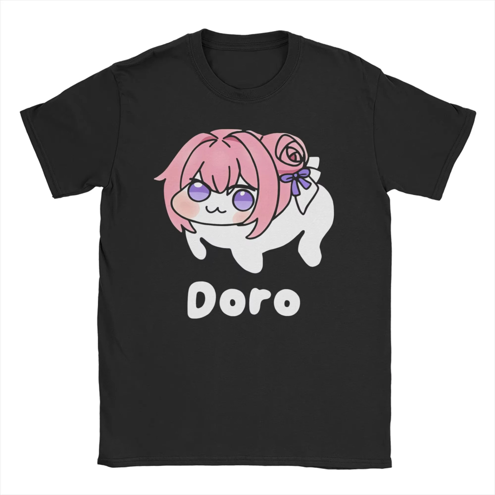 Modisches Neues Doro Meme Nikke T-Shirt für Männer und Frauen, Anime-Spiel-Spaß-Shirt, Kurzarm-Rundhals-T-Shirt, Baumwolle, Bedruckte Kleidung