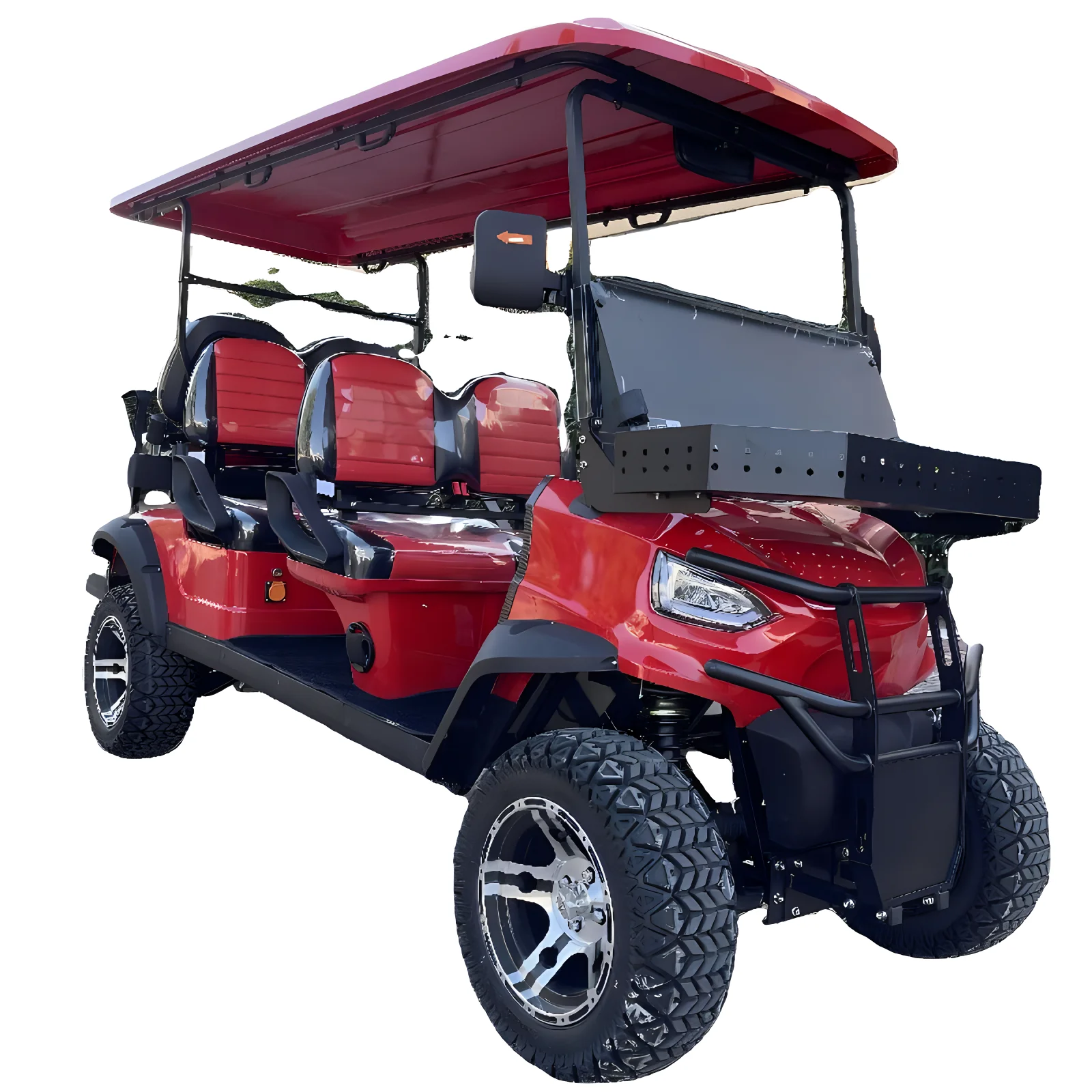 new hot selling CE certification with solar panel 4-seater 48V5kw lead-acid battery golf cart