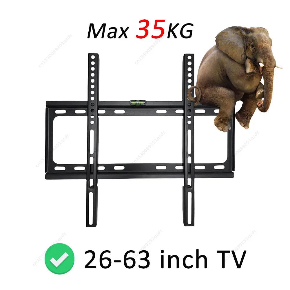 TV Wall Mount Monitor Holder Universal Low Profile Flat Adjustable Rack for LCD LED Screen 26-63inch,tv wall mount bracket,monitor holder stand,monitor holder mount,tv wall mount