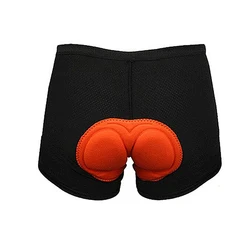 Breathable Quick - Dry Unisex Padded Cycling Shorts - XL (Black)