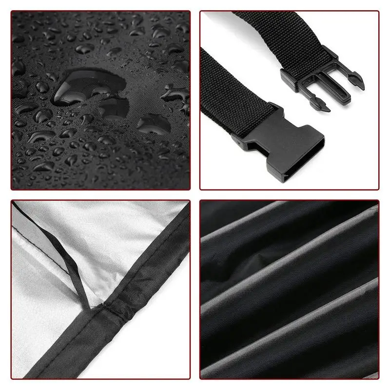 Waterproof Windproof Grill Covers For Built-In Barbecue Grill Top With Coating Outdoor BBQ Top Protect Supplies