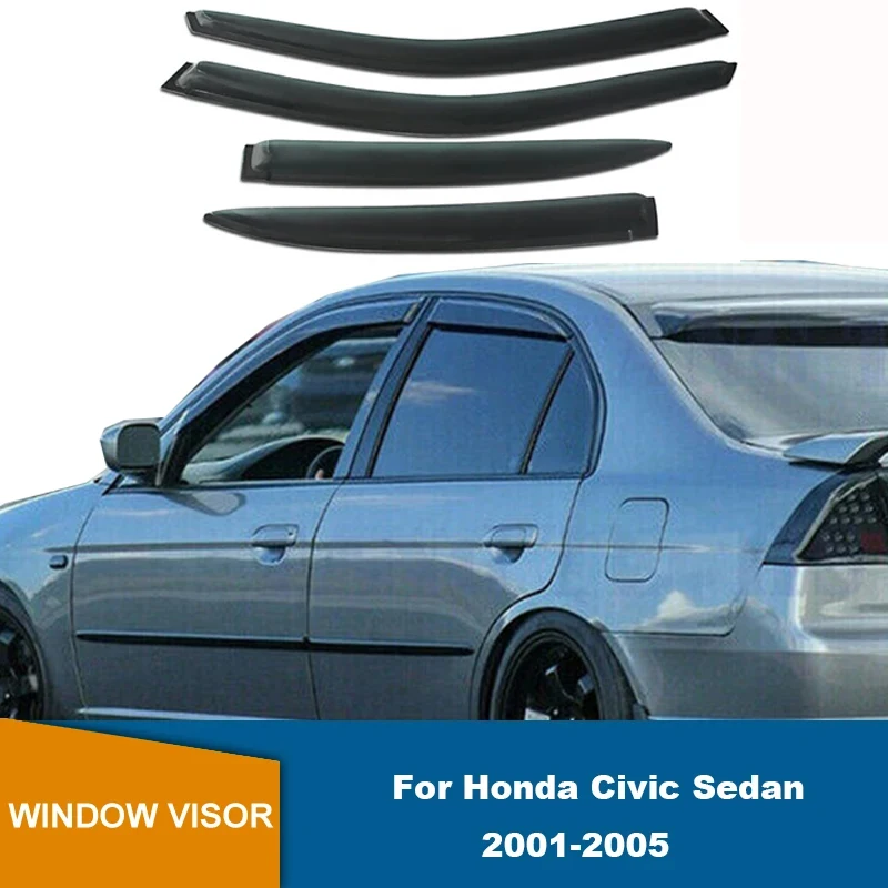 

Дефлектор боковых окон для Honda Civic Sedan 2001 2002 2003 2004 2005
