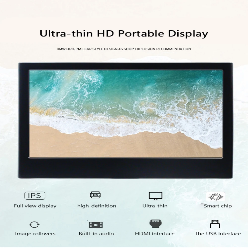 MSDONG ޴  ǻ , 7 ġ   LCD ũ, IPS USB HDMI ÷, 3b +, 4b/Windows