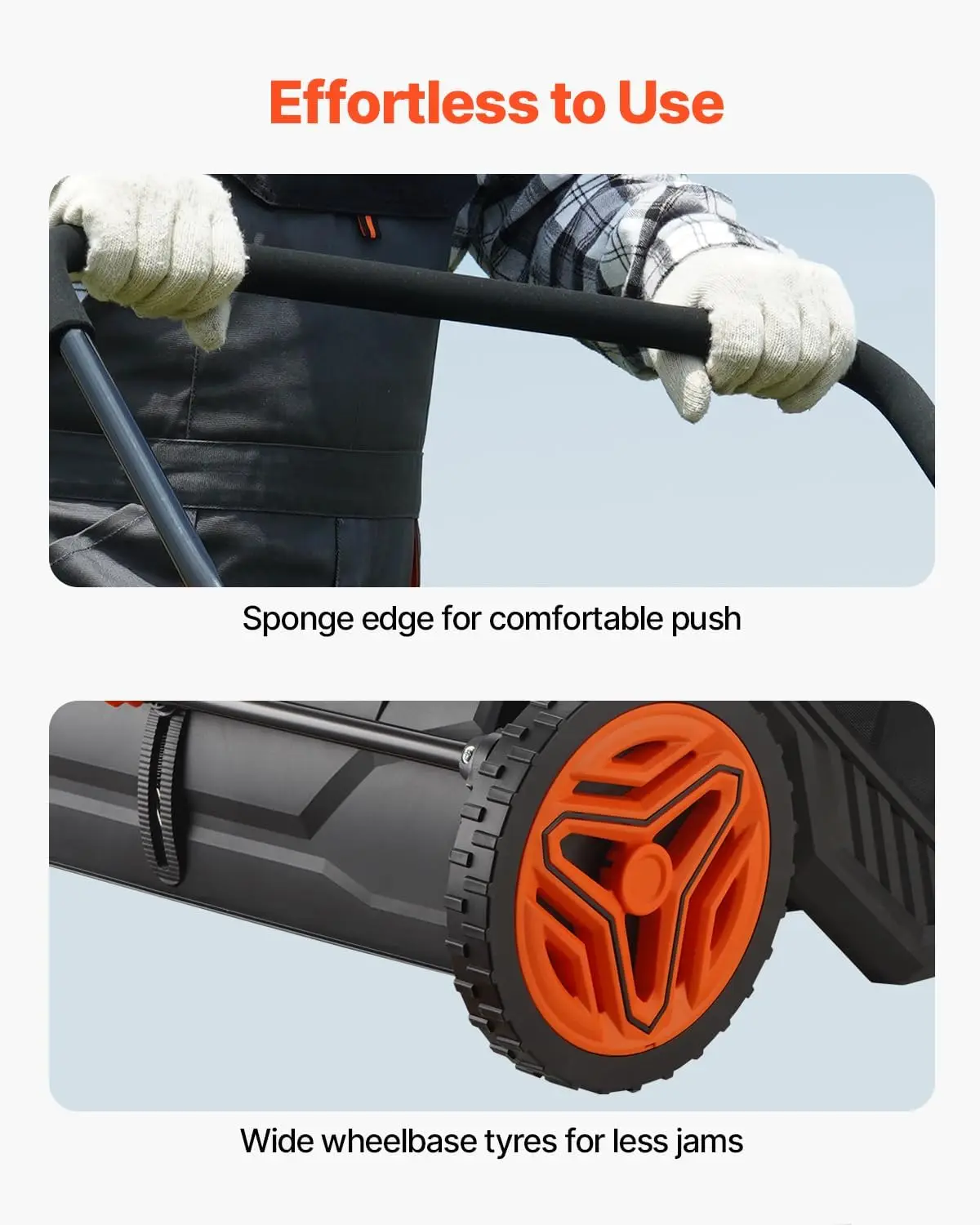 21inch Leaf &Grass Collector, Heavy Duty Thickened Steel Durable to Use with Large Capacity 3.5 cu.ft.Mesh Collection Hopper Bag