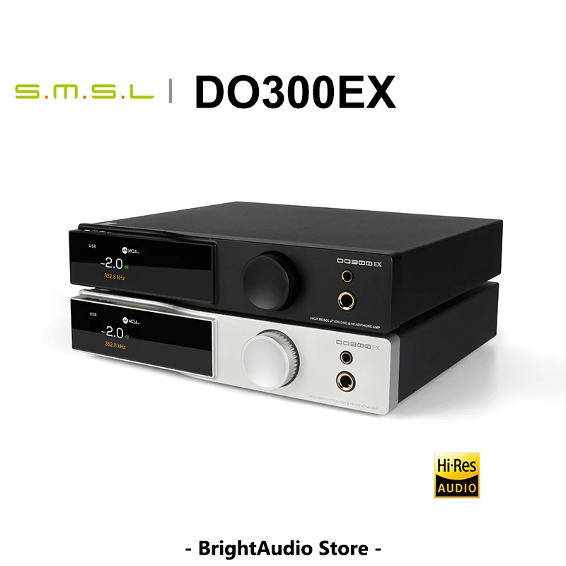 SMSL DO300EX Hi-Res Audio DAC AMP Headphone Amplifier AK4191 AK4499EX chip XU-316 Decoder Digital Pre-Amplifier PCM768 DSD512