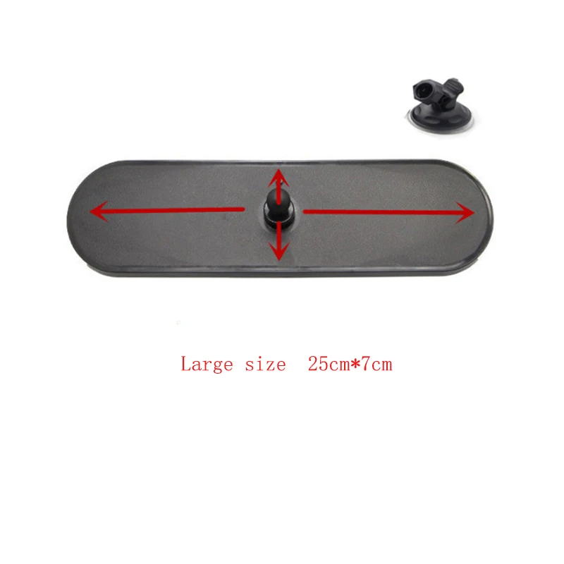Wide Angle Mirror Car Interior Rear View Mirror 360&deg; Rotates Adjustable Suction Cup Universal Auto Accessories