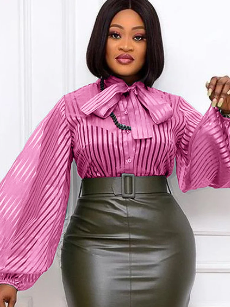 blusa satin manga transparente