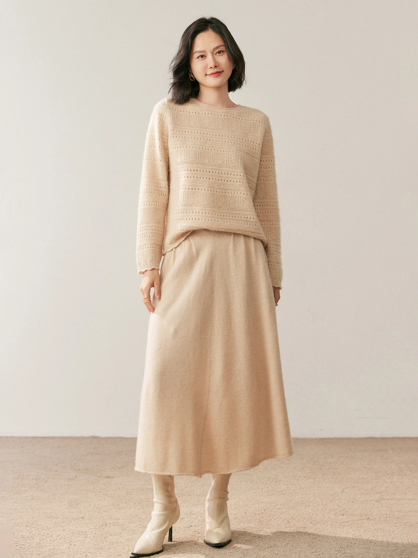 Cashmere Skirt Styling 6