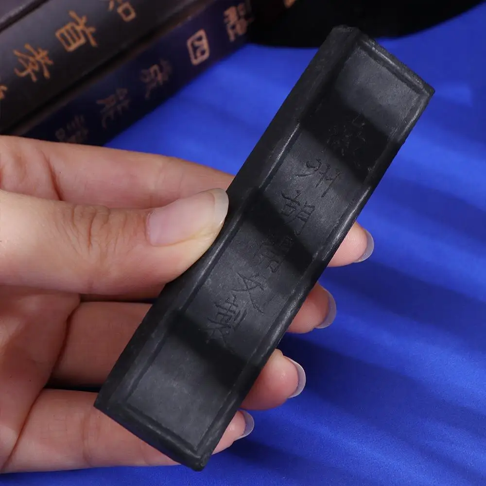 중국 서예용 잉크 스틱, 검정색 쓰기용 잉크 블록, 전통 서예용 고체 잉크, 중국 붓