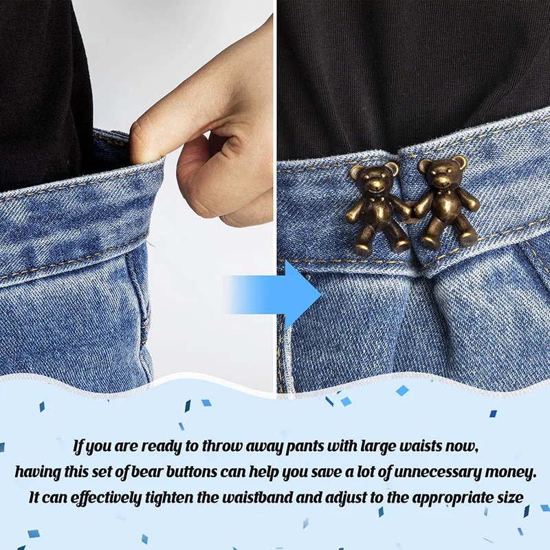 Bottoni Regolabili Per Jeans - Stringi Pantaloni Senza Cuciture - Foto 10