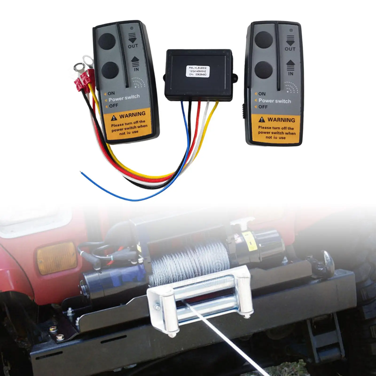 Electric Winch Switch Controller Accessory up to 17000lb Spare Parts Durable
