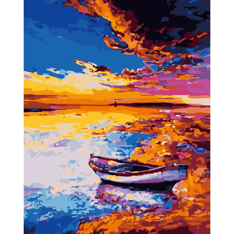 

2672918 Landscape painting hanging painting sofa background wall decoration entry porch oil painting