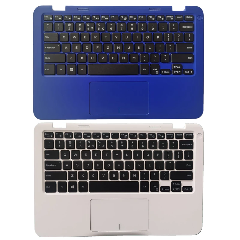 

Новинка для Dell Inspiron 11 3162 3164 белый 082JVP/Blue 0DRTK1 US клавиатура с подставкой для рук верхняя крышка