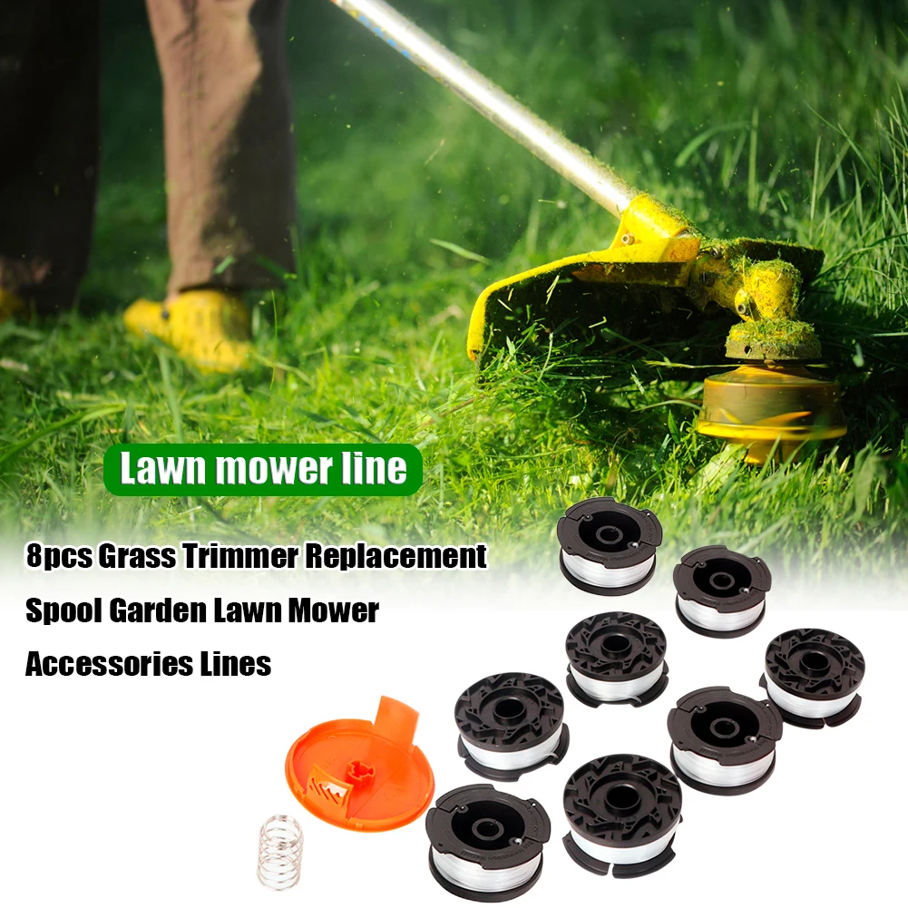 Replacement Grass Trimmer Spool Scap Cover for Black Decker Line String Spring Trimmer Weed Eater Refills 30ft 0.065”AF-100-3ZP