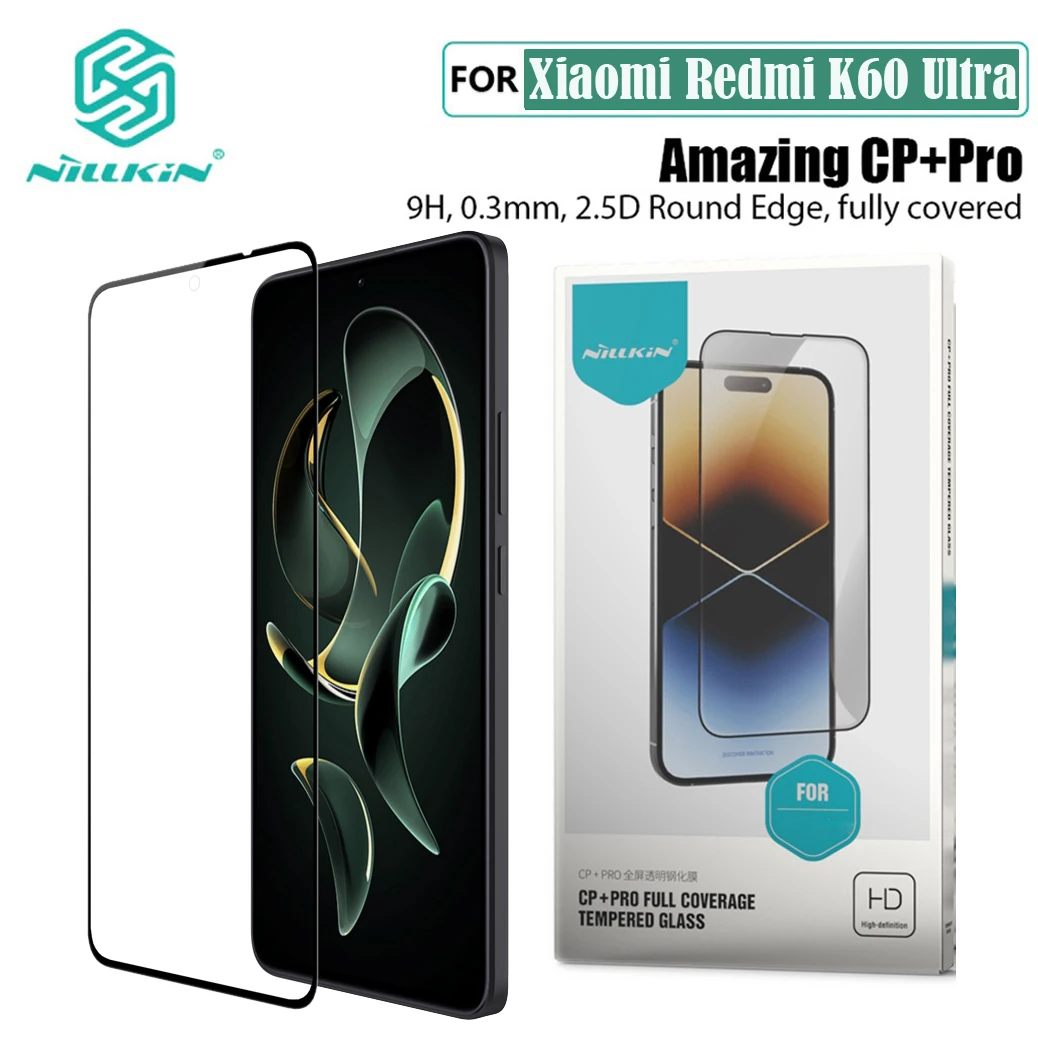 

Nillkin For Xiaomi Redmi K60 Ultra Tempered Glass Amazing CP+PRO Anti-Explosion Fully Screen Protector For Redmi K60Ultra Film