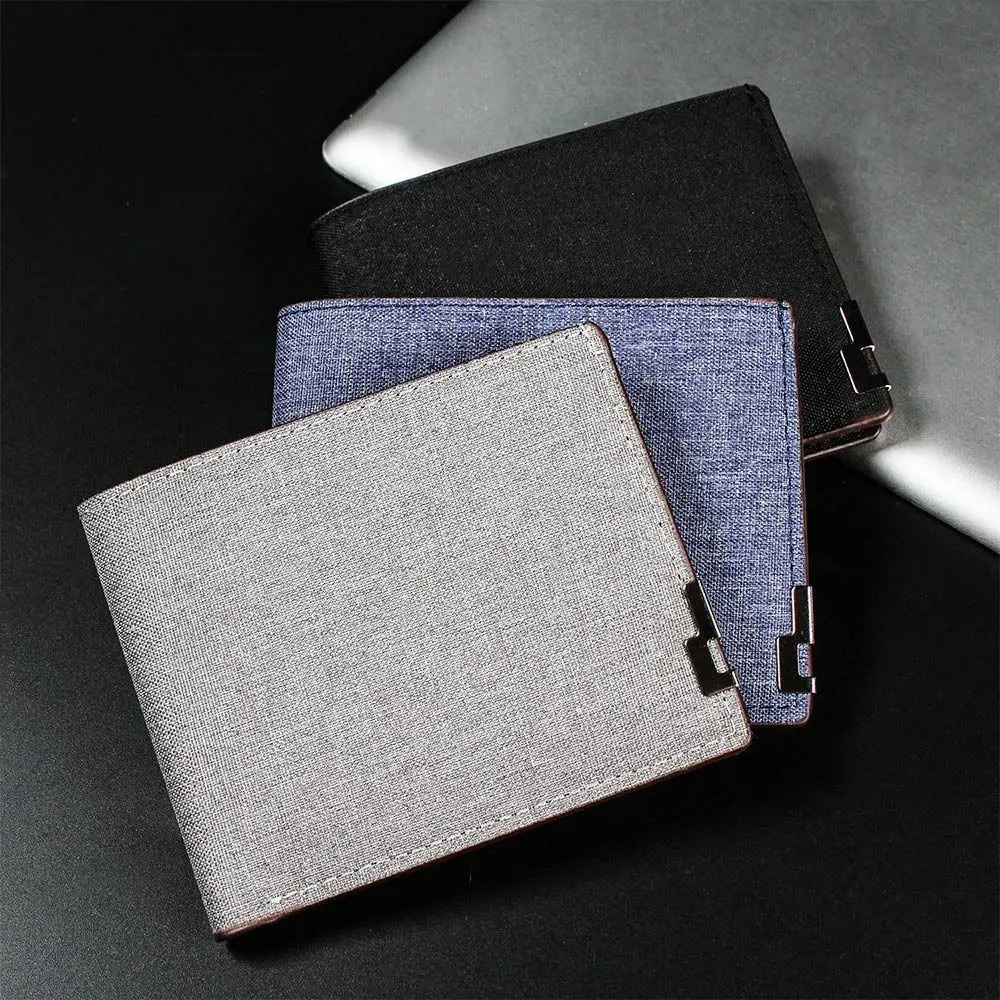 Foldable Men Women PU Leather Wallets Slim Credit ID Coin Purse Inserts Business Money Bag Cards Holder Money Clips Holder